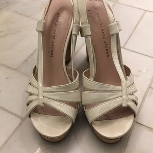 Marc by Marc Jacobs white wedge